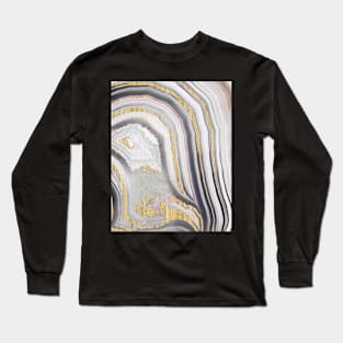 Abstract, Gold, Scandinavian print, Trendy print, Styled, Scandinavian art, Modern art, Wall art, Print, Minimalistic, Modern Long Sleeve T-Shirt